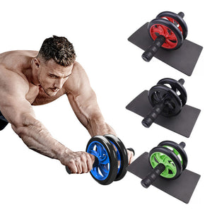 Wheel Roller For Abdominal And Stomach Exercises Wheel For Home Office Fitness Gym With Non-Slip Handles