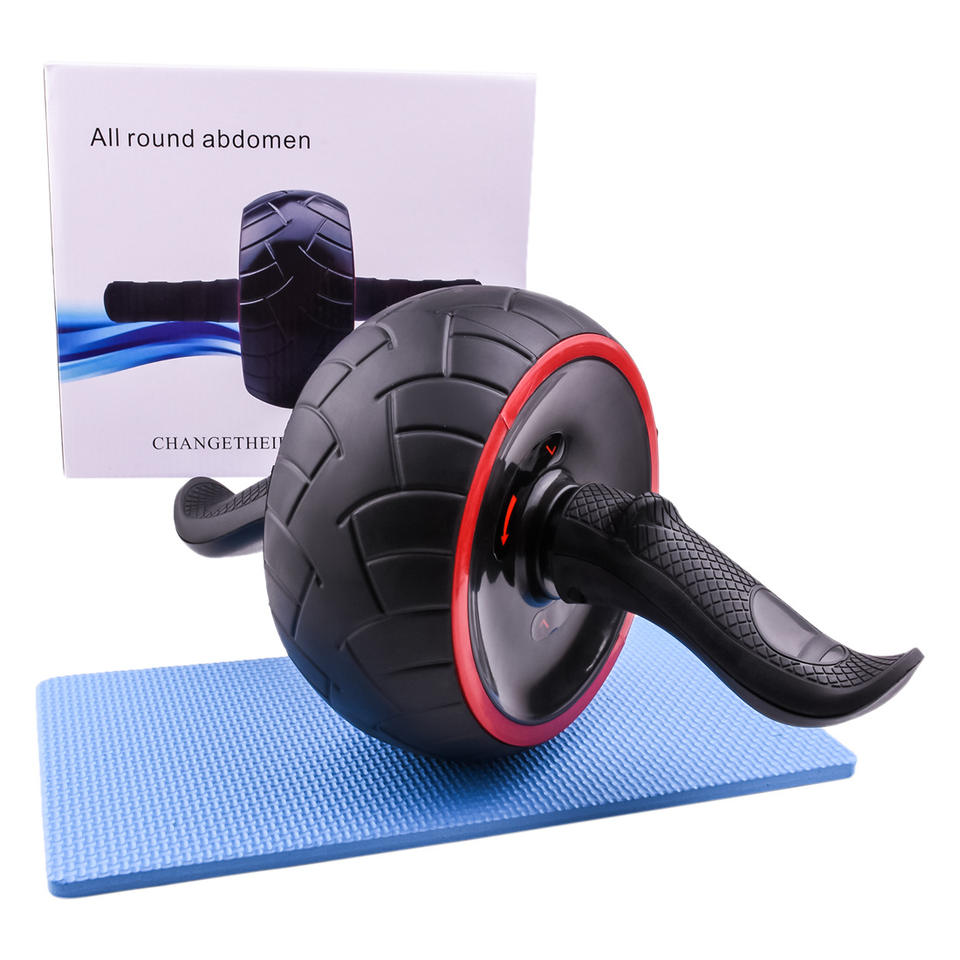 New Version Ab Wheels Roller Automatic Rebound Abs Wheel Roller Abdominal Core Trainer 6 in 1 ab wheel roller kit