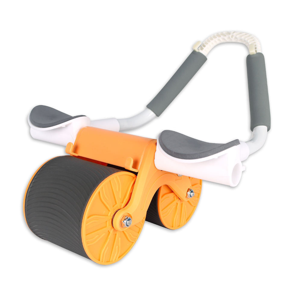 Automatic rebound Abdominal Exercise Roller wheel With ab timer muscle stimulator abdominal