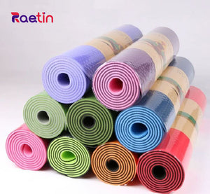 Hot Sales Tpe yoga mat Gradient,New Design Unisex Tpe yoga mat,thickened and enlarged Tpe yoga mat high density